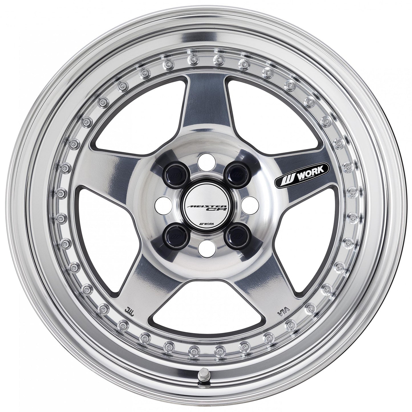 Work Meister CR01 - 15" Wheels - Bright Buff Finish