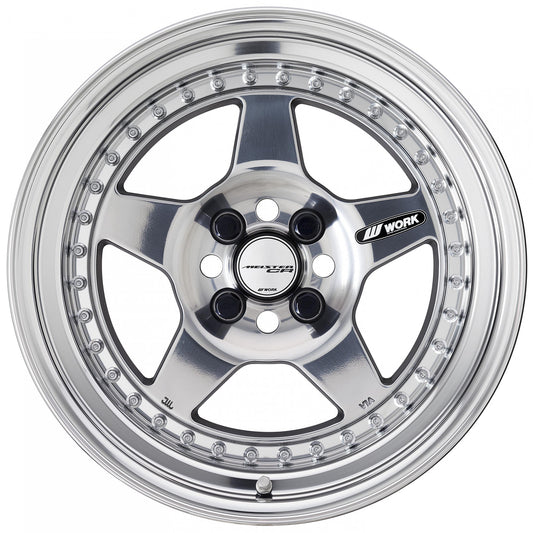 Work Meister CR01 - 15" Wheels - Bright Buff Finish