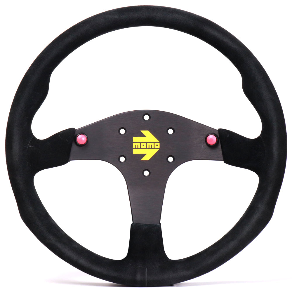 Momo Rally Mod. 80 Steering Wheel - 350mm Suede - Wheel Mod – WheelMod