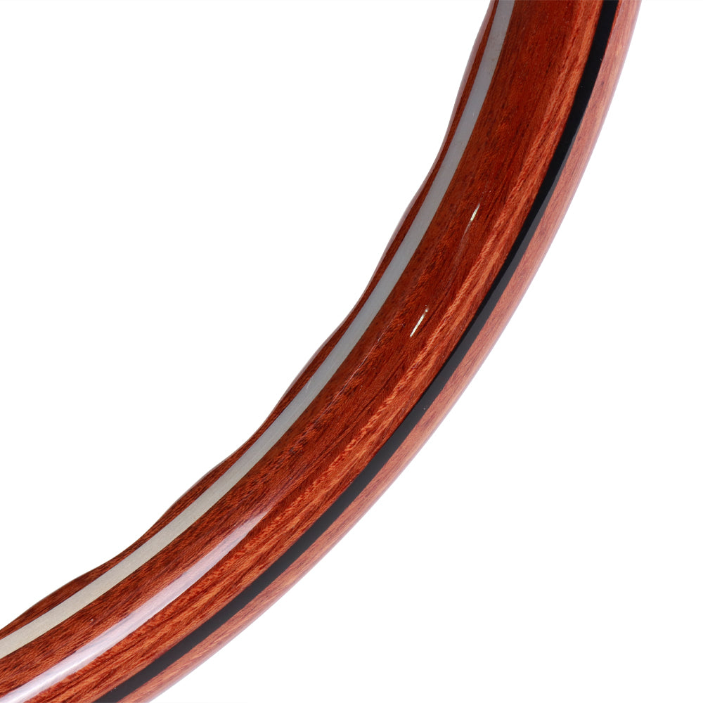 Nardi Classic Wood Steering Wheel - 360mm Flat Aluminum Spokes