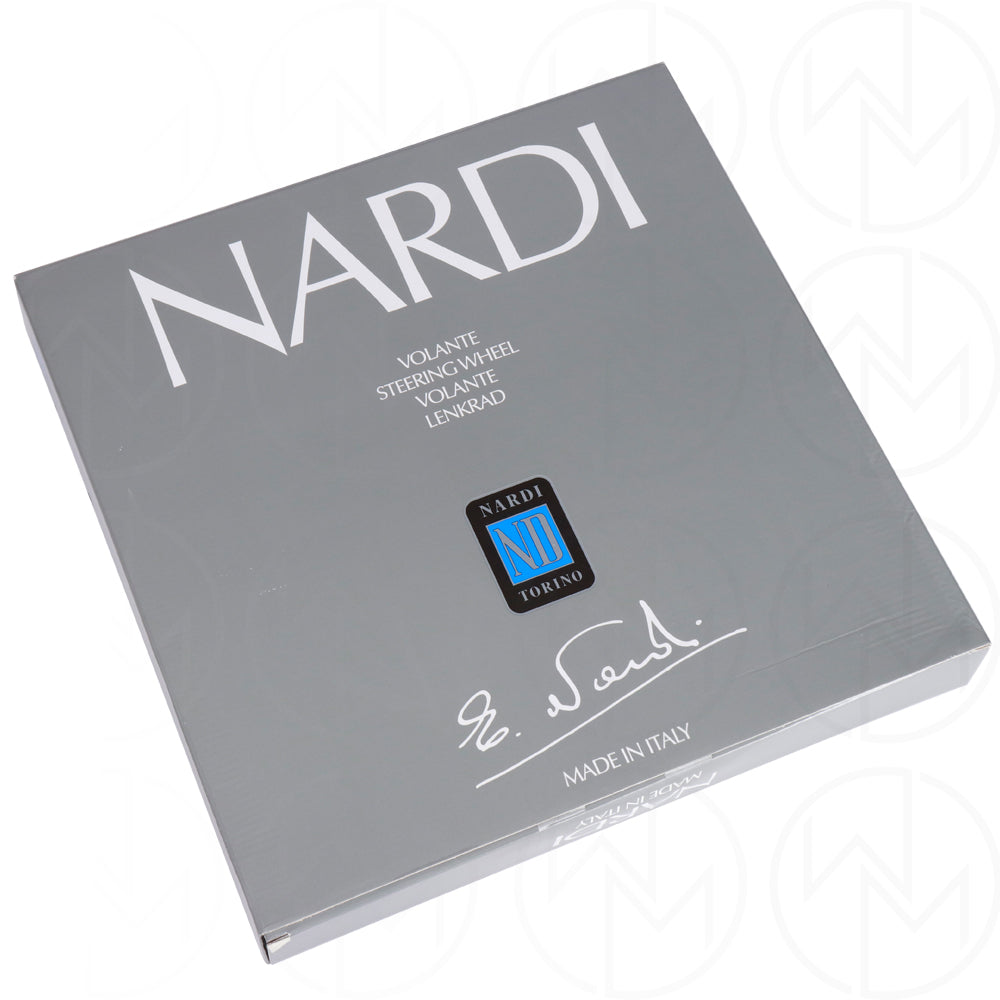 Nardi Sport Rally Deep Corn Steering Wheel - 350mm Suede w/Blue Stitch