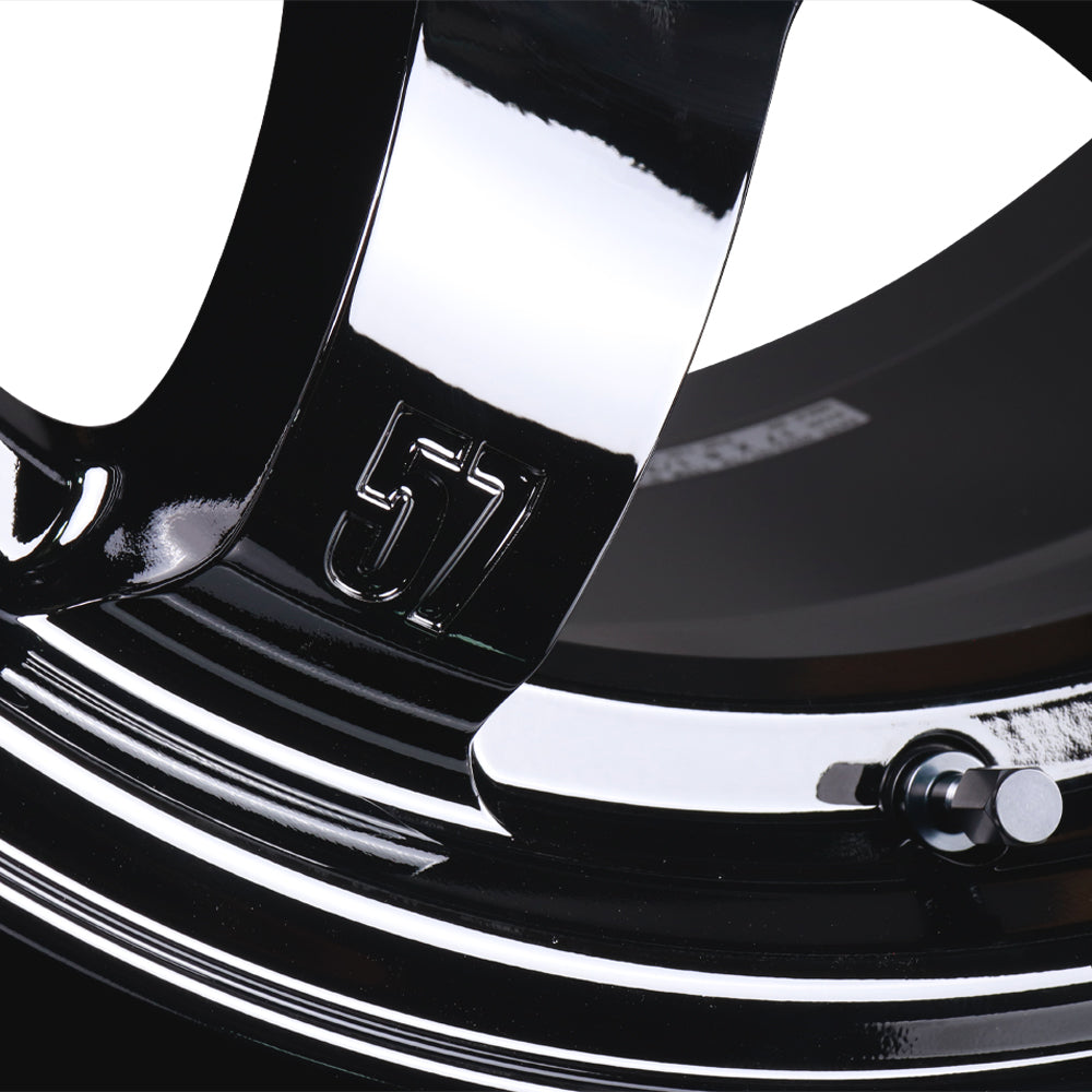 Rays Gram Lights 57DR-X Wheels - Gloss Black 17x8.5 / 6x139.7 / -20