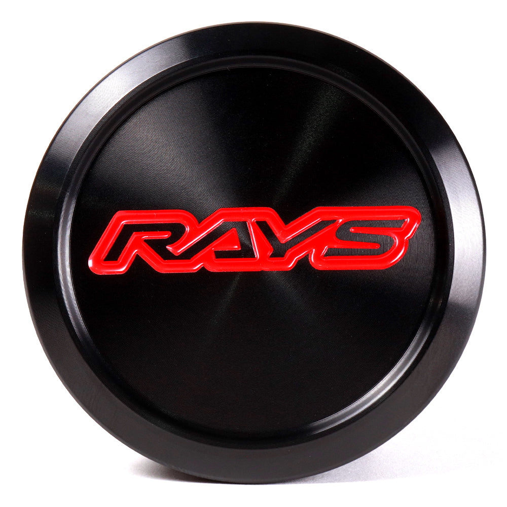 Rays VR G25, TE37 Ultra, TE37 Saga, ZE40 Center Cap - Black / Red