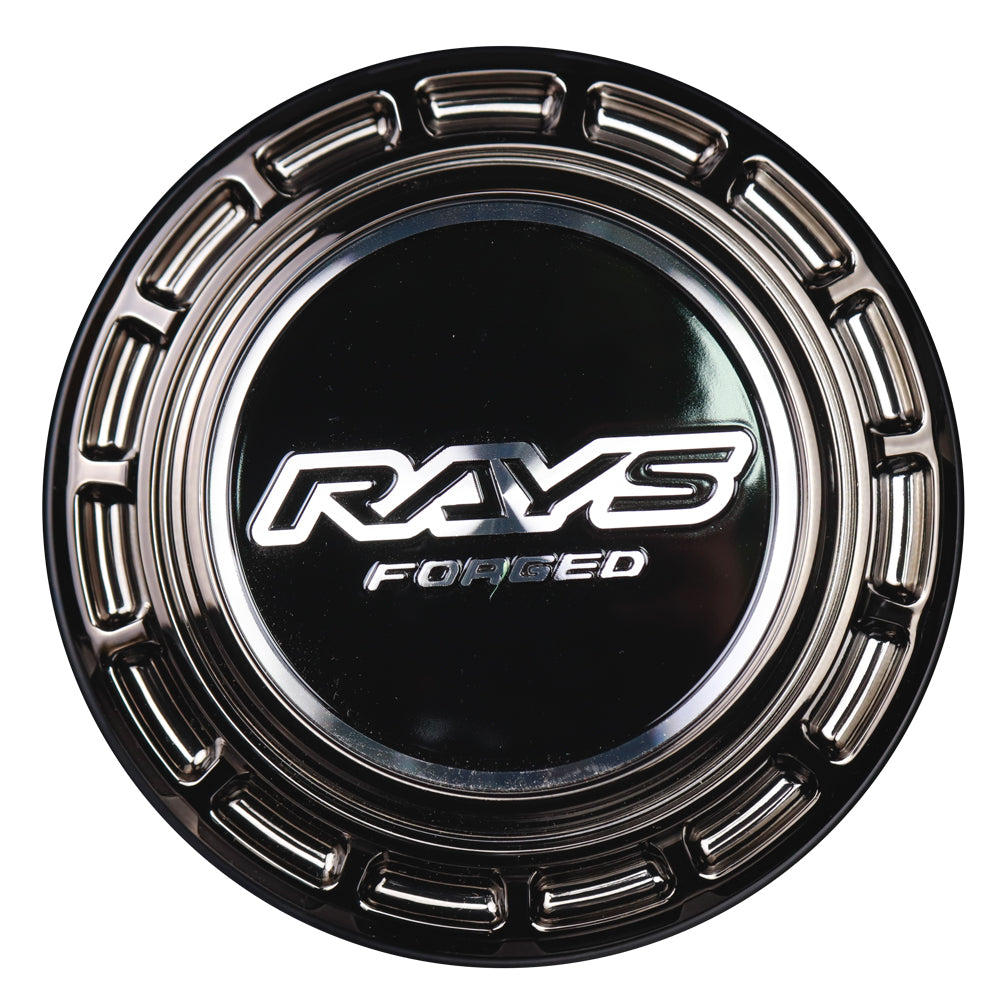 Rays Volk Racing 6H Large PCD Center Cap - Black Chrome
