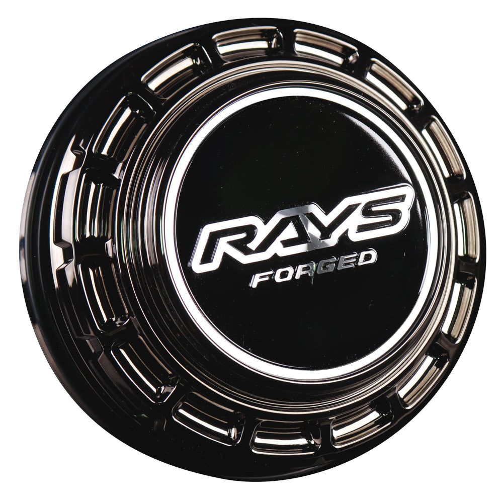 Rays Volk Racing 6H Large PCD Center Cap - Black Chrome
