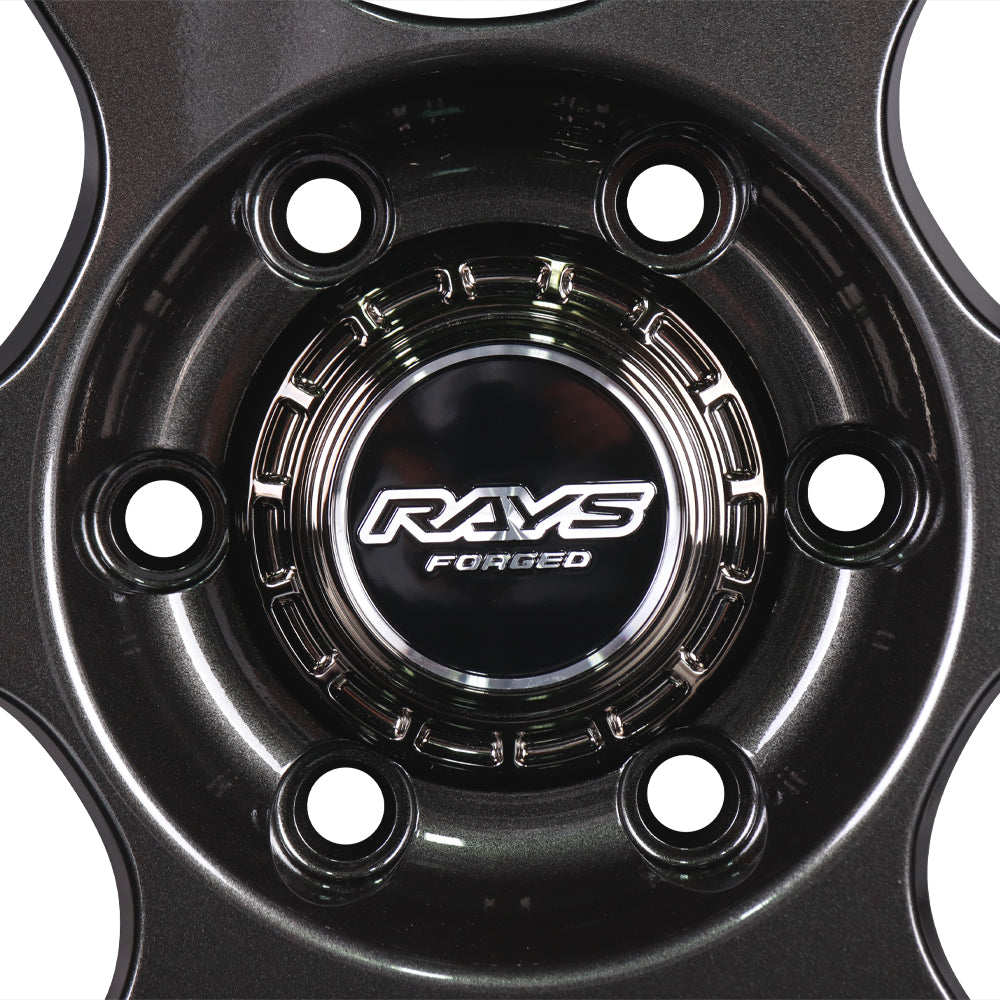 Rays Volk Racing 6H Large PCD Center Cap - Black Chrome