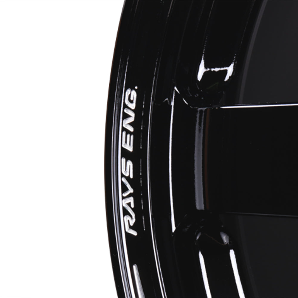 Volk Racing TE37 Saga S-Plus Time Attack Wheels - Black/Redot / 18x9.5 / 5x120 / +38