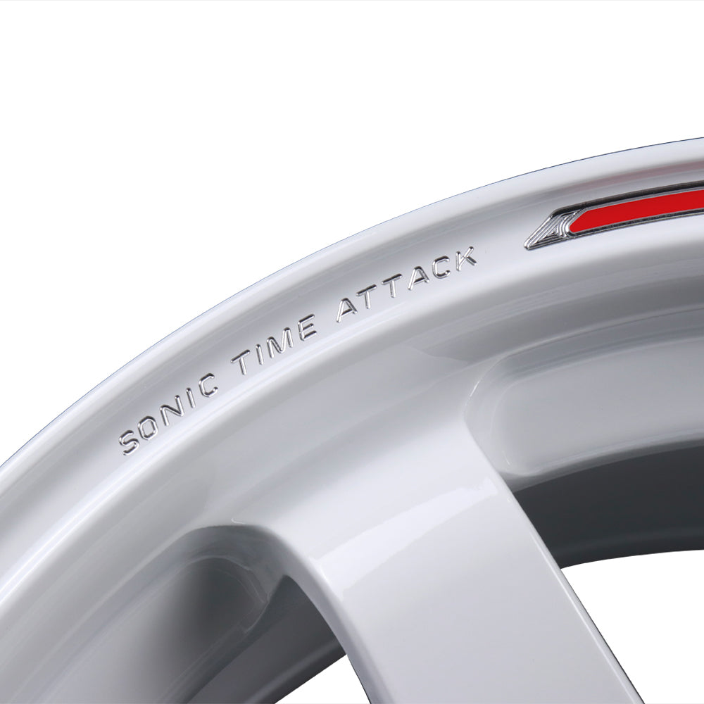 Volk Racing TE37 Sonic Time Attack Edition Wheels - Dash White 15x7 / 4x100