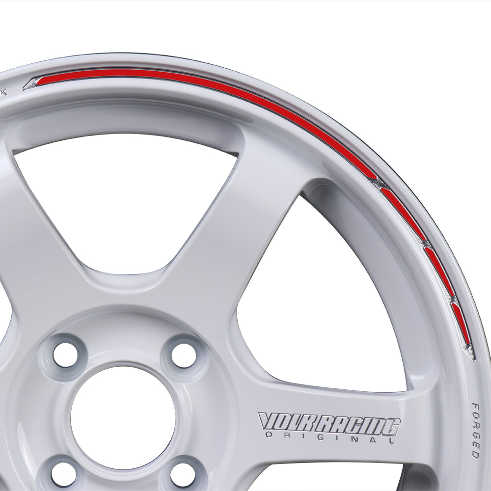 Volk Racing TE37 Sonic Time Attack Edition Wheels - Dash White 15x7 / 4x100