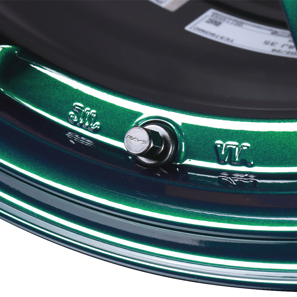 Volk Racing TE37 Sonic Wheels - Racing Green 16x8 / 4x100 / +35