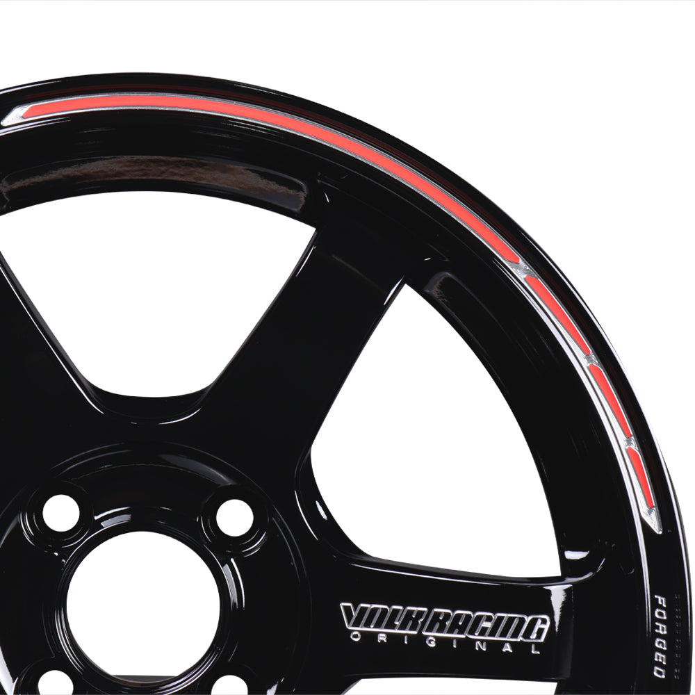 Volk Racing TE37 Sonic Time Attack Edition Wheels - Gloss Black 15x7 / 4x100