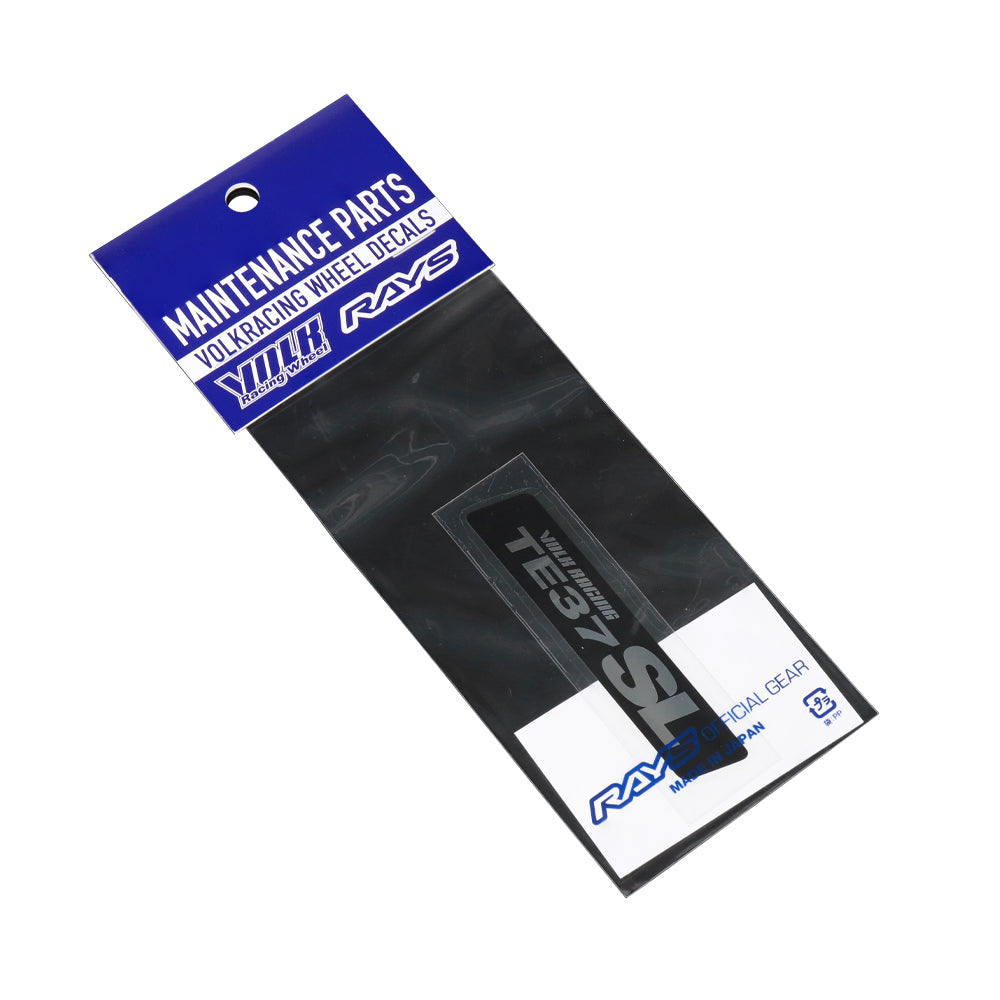 Volk Racing TE37SL Replacement Lip Sticker - Metal Black