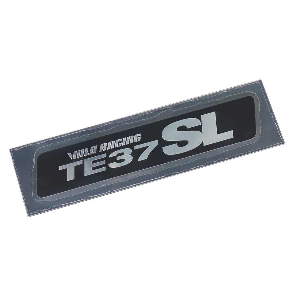Volk Racing TE37SL Replacement Lip Sticker - Metal Black