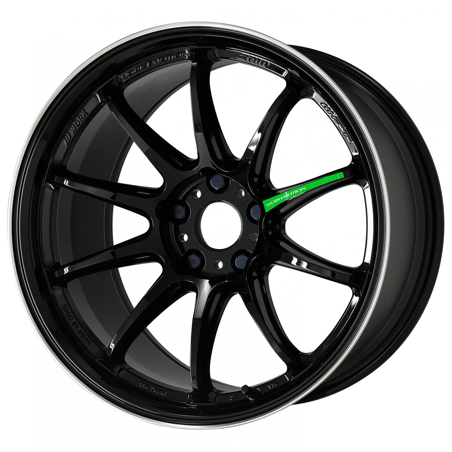 Work Emotion ZR10 - 19" Wheels - Black Diamond Lip Cut