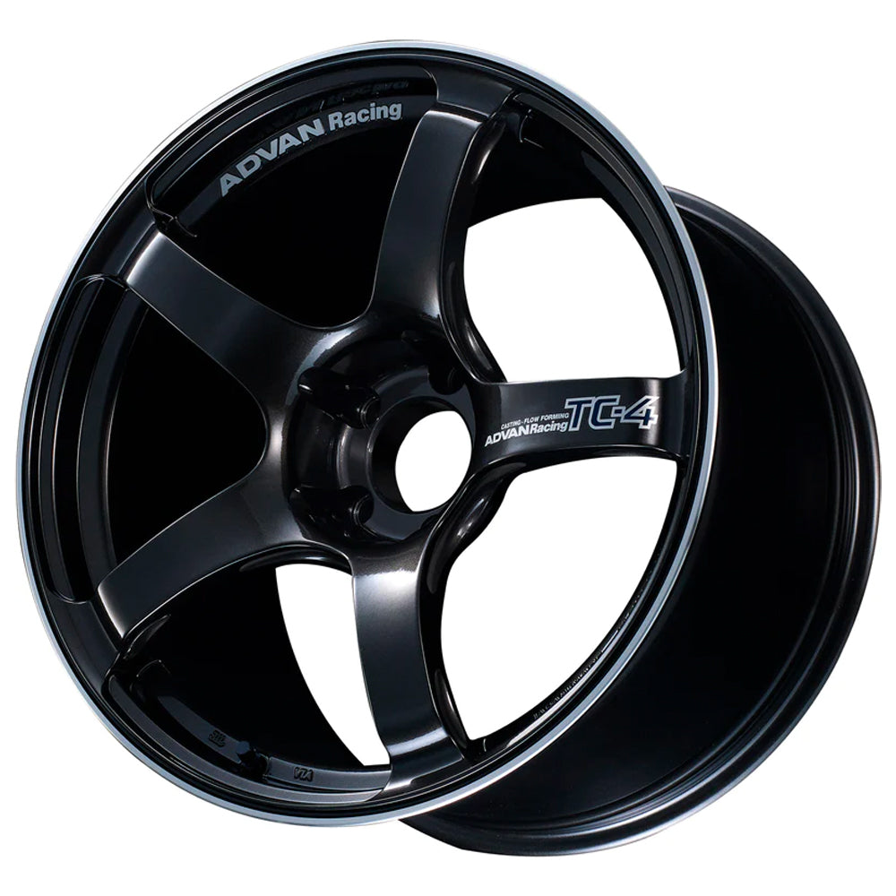 Advan Racing TC4 Wheels - Gloss Black / 18x9.5 / 5x114 / +35