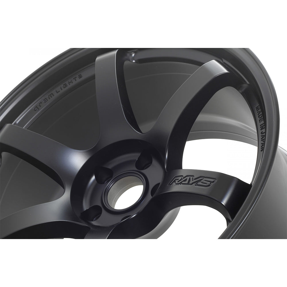 Rays Gram Lights 57DR Wheels - Semi Gloss Black 17x9 / 5x114