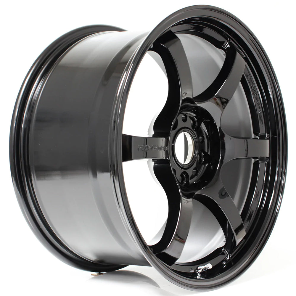 Rays Gram Lights 57DR Wheels - Gloss Black 15x8 / 4x100 / +35