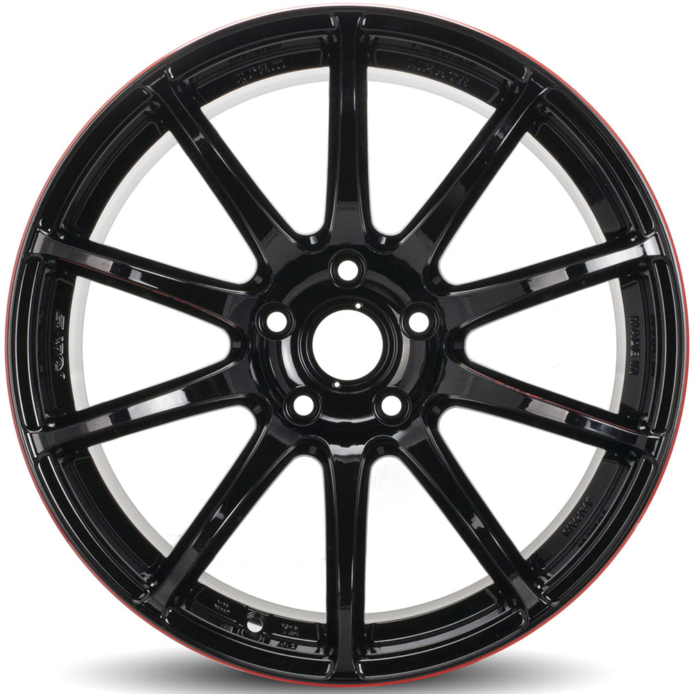 Rays Gram Lights 57 Transcend REV LIMIT Edition Wheels - Gloss Black 18x9.5 / 5x114 / +38