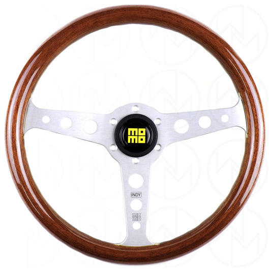 Momo Indy Mahogany Wood 350mm Steering Wheel
