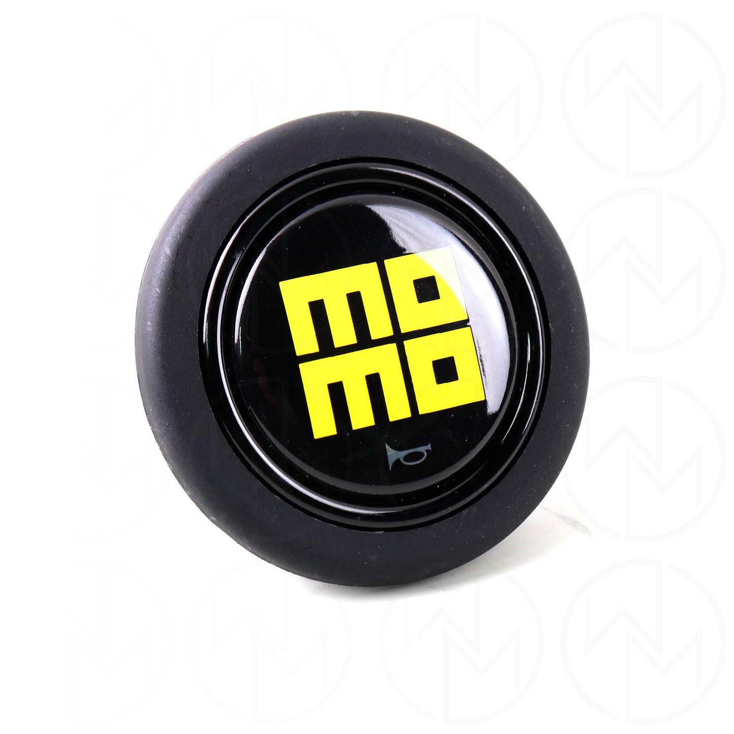 Momo Horn Button - Yellow Heritage