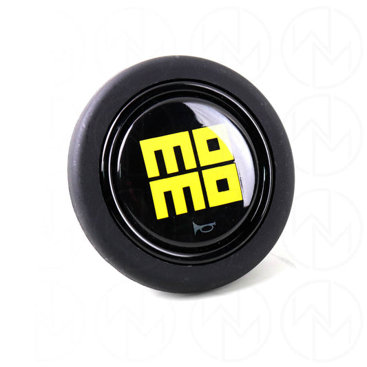 Momo Horn Button - Yellow Heritage