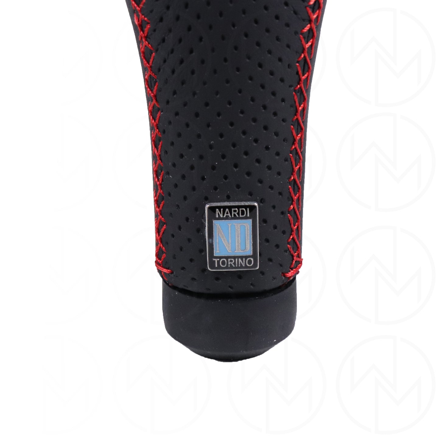 Nardi Prestige Line Perforated Leather w/ Red Stitch Shift Knob