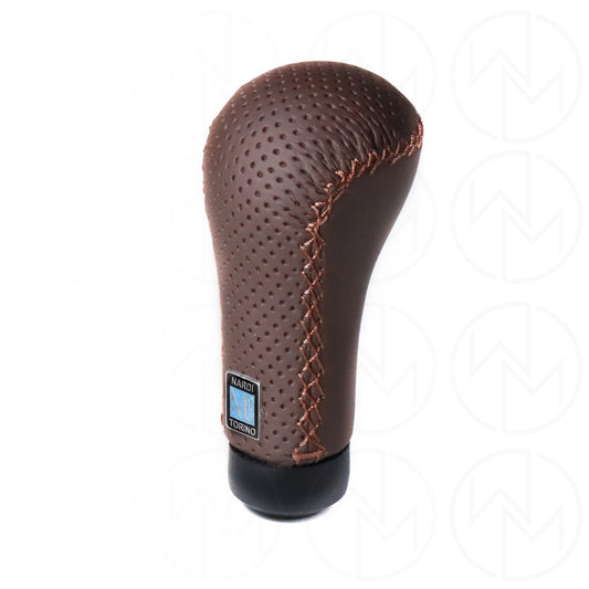 Nardi Prestige Brown Perforated Leather Shift Knob