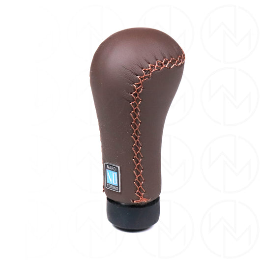 Nardi Prestige Brown Leather Shift Knob