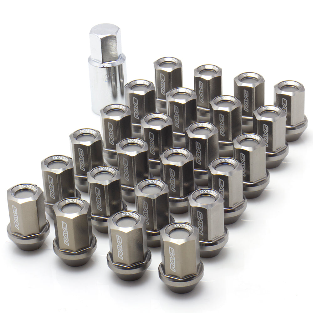 Rays L37 Dura Nut Straight Type Lug & Lock Set - M12X1.50