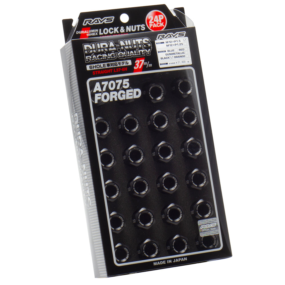 Rays L37 Dura Nut Straight Type Lug & Lock Set - M12X1.50