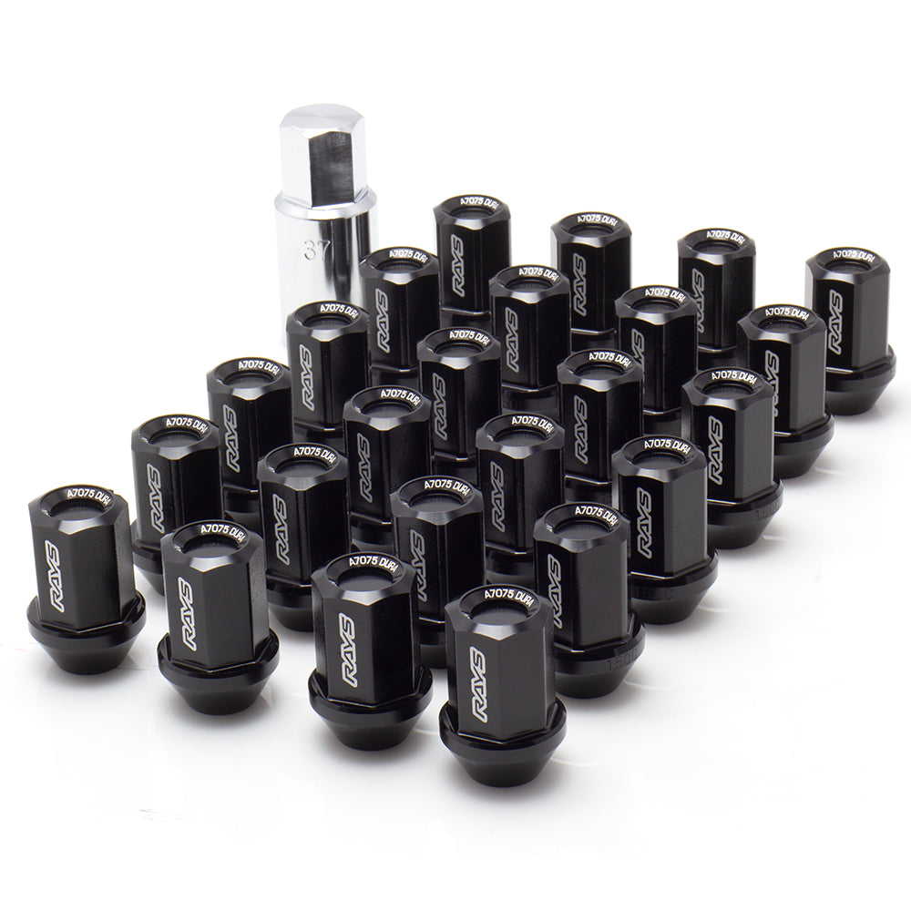 Rays L37 Dura Nut Straight Type Lug & Lock Set - M12X1.50