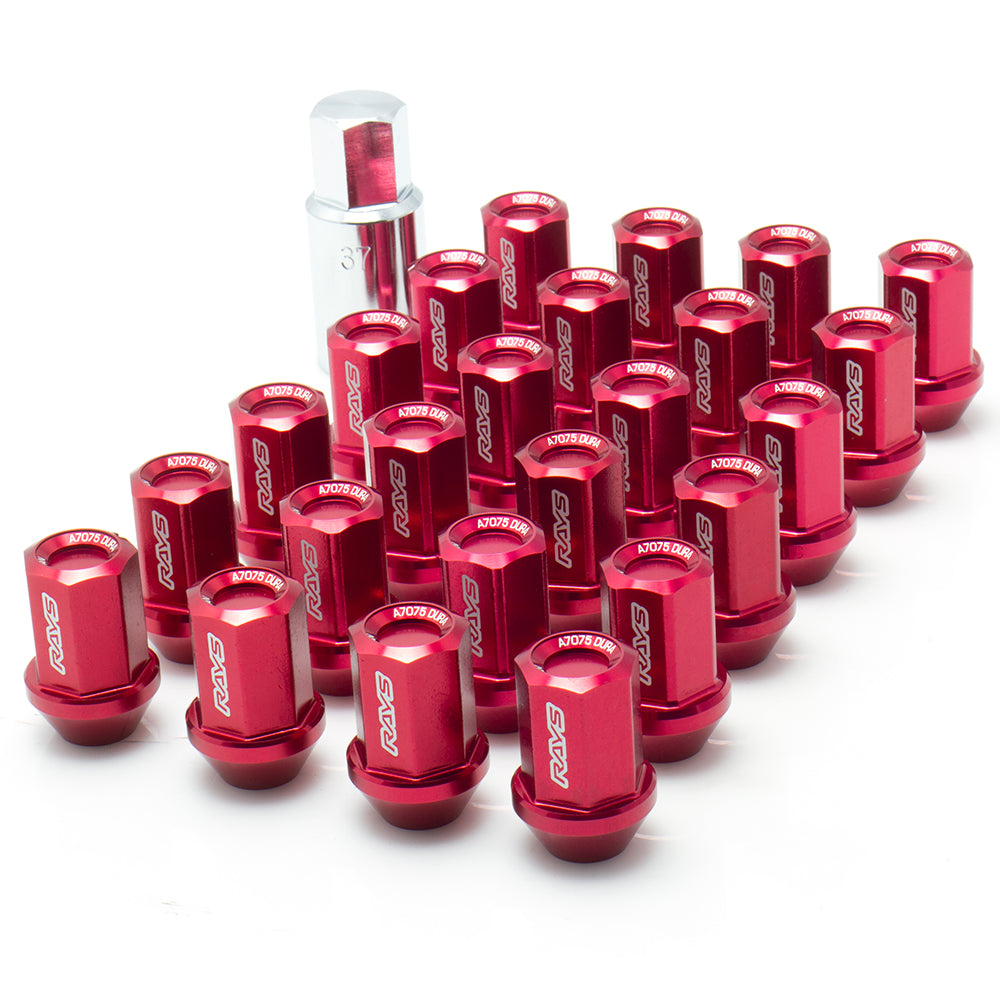 Rays L37 Dura Nut Straight Type Lug & Lock Set - M12X1.50