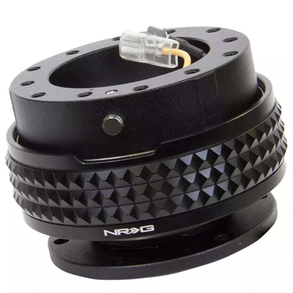 NRG Gen 1.5 Quick Release Steering Wheel Hub - Silver Body With Red Ring (SRK-100RD)