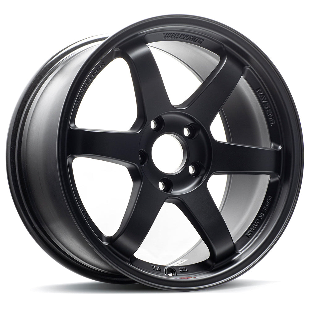 Volk Racing TE37SL Super Lap Edition - Flat Black 15x8.0 / 4x100 / +35