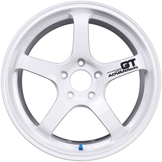 Advan Racing GT Wheels - Racing White - 18x9.5 / 5x120 / +35