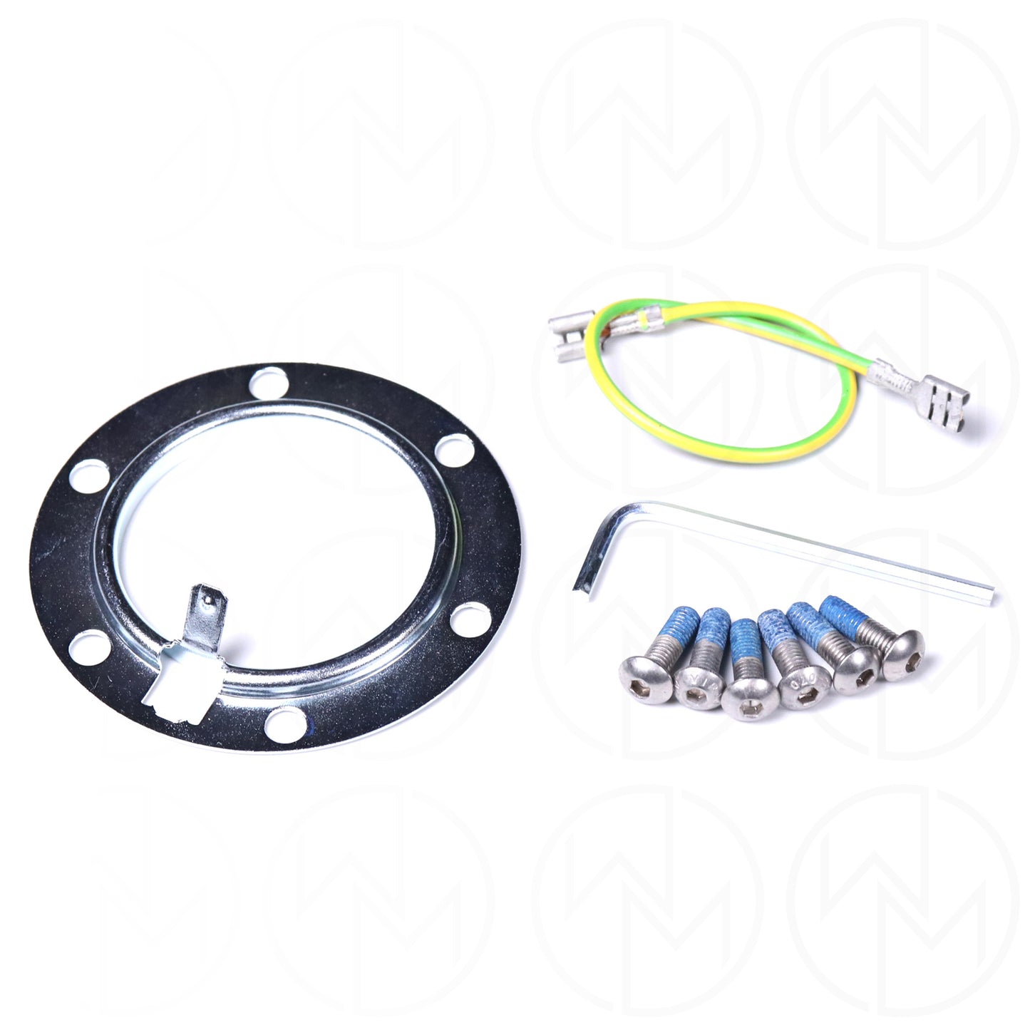 Momo Trek Steering Wheel - 350mm Leather Combo w/Embroidery