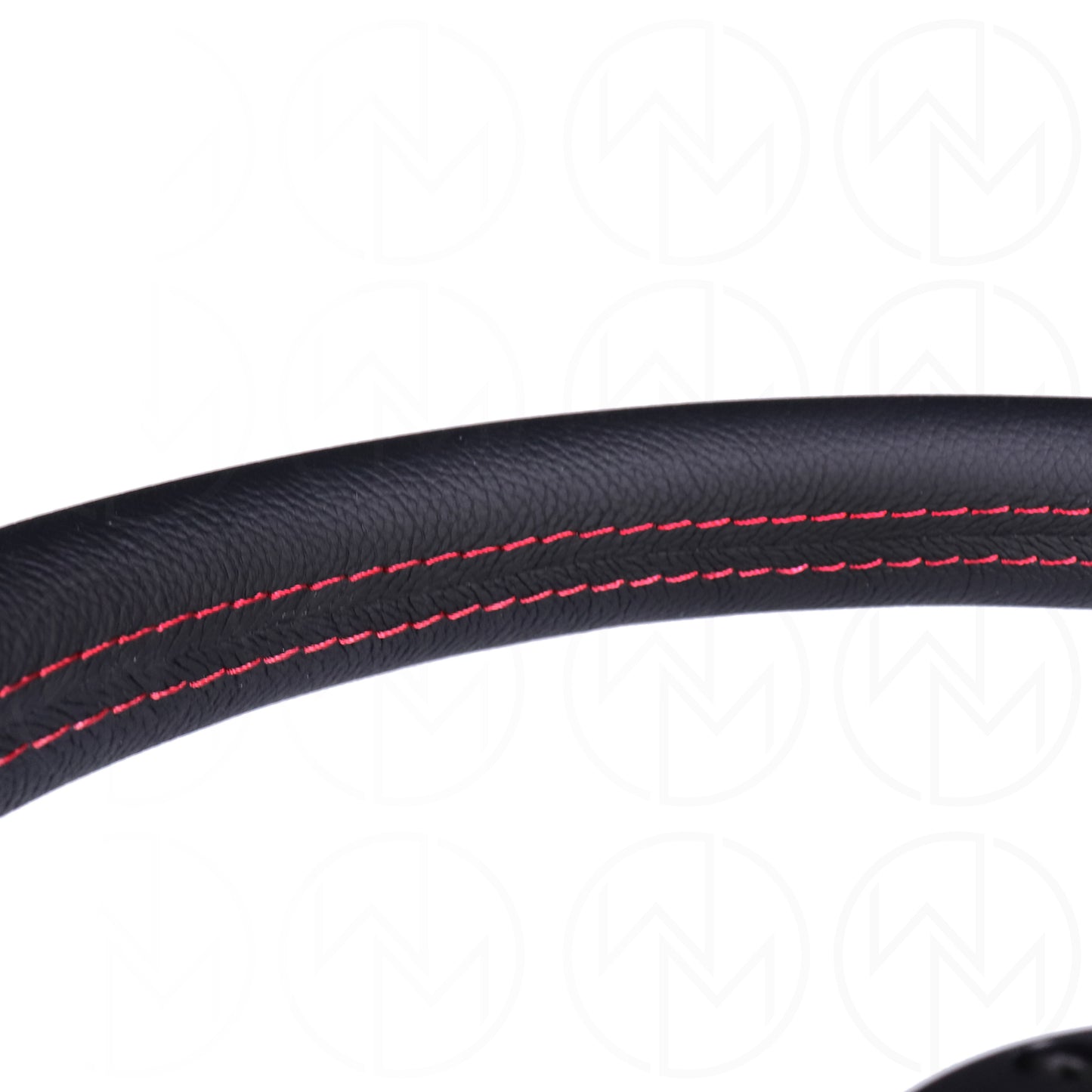 Momo Tuner Steering Wheel - 350mm Leather w/Red Stitch