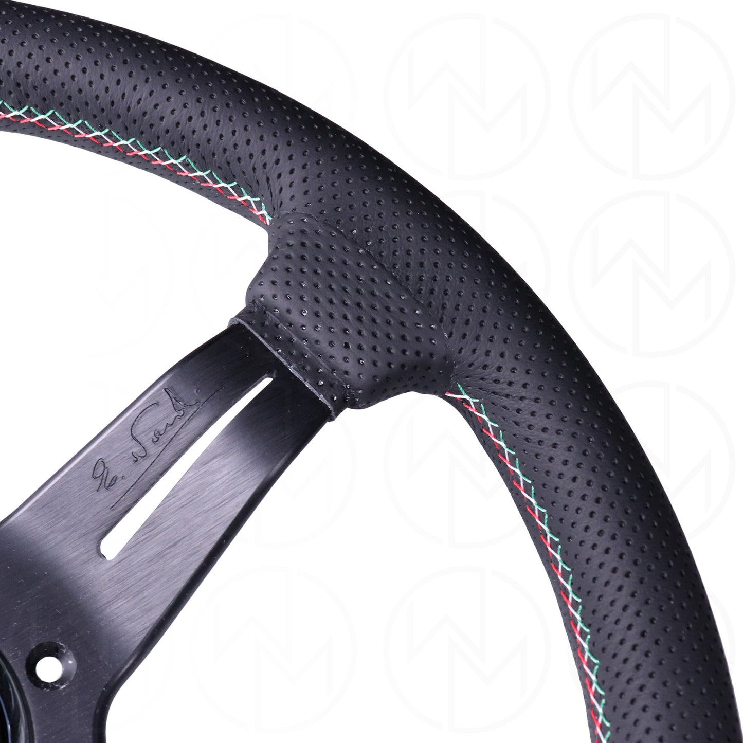 Nardi Sport Rally Deep Corn Italy Edition Steering Wheel - 330mm Perforated Leather & Combo Stitch