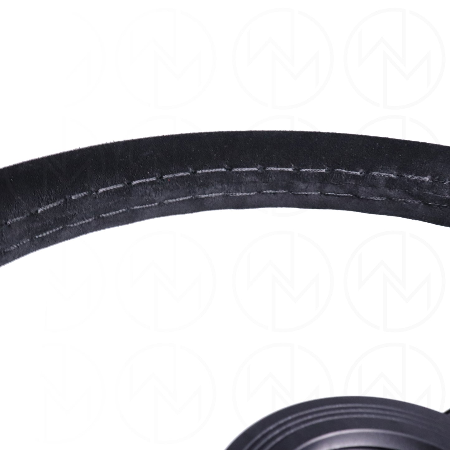 Nardi Classic Steering Wheel - 340mm Suede w/Black Spoke & Ring and Black Stitch