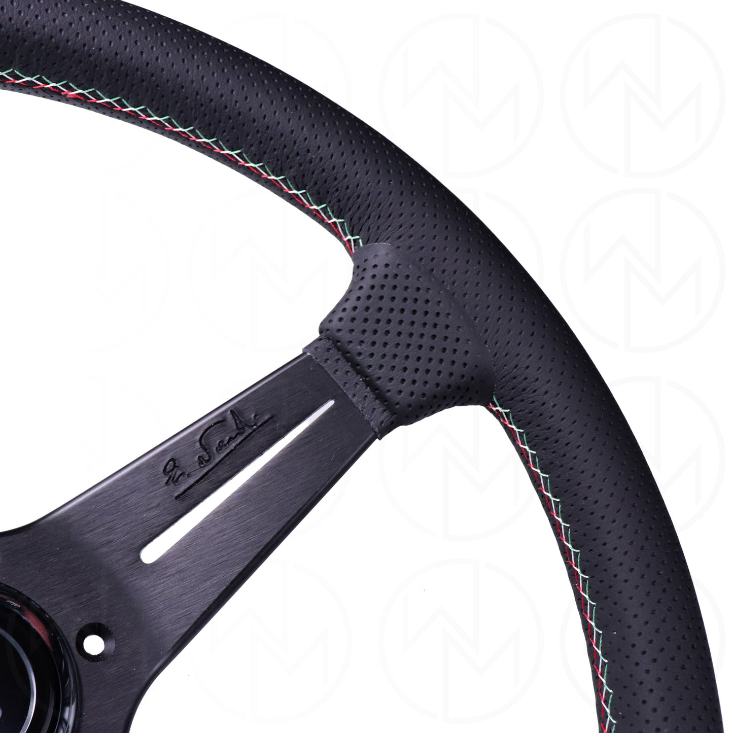 Nardi Sport Rally Deep Corn Italy Edition Steering Wheel - 350mm Perforated Leather & Combo Stitch