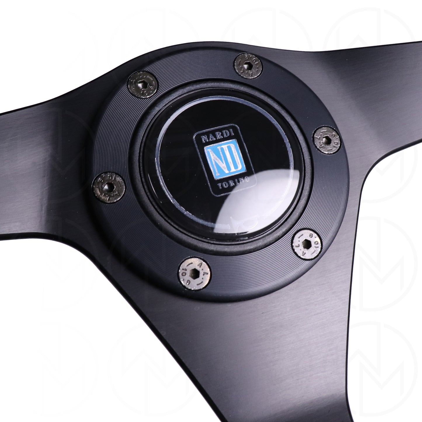 Nardi Gara Sport Steering Wheel - 350mm Perforated Leather w/Red Stitch