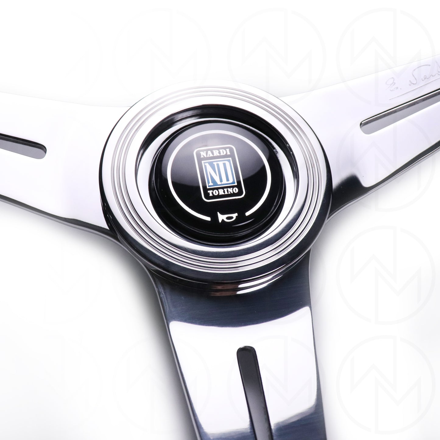 Nardi Polished Horn Button Trim Ring