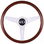Nardi Classic Wood Steering Wheel - 360mm Silver Spokes