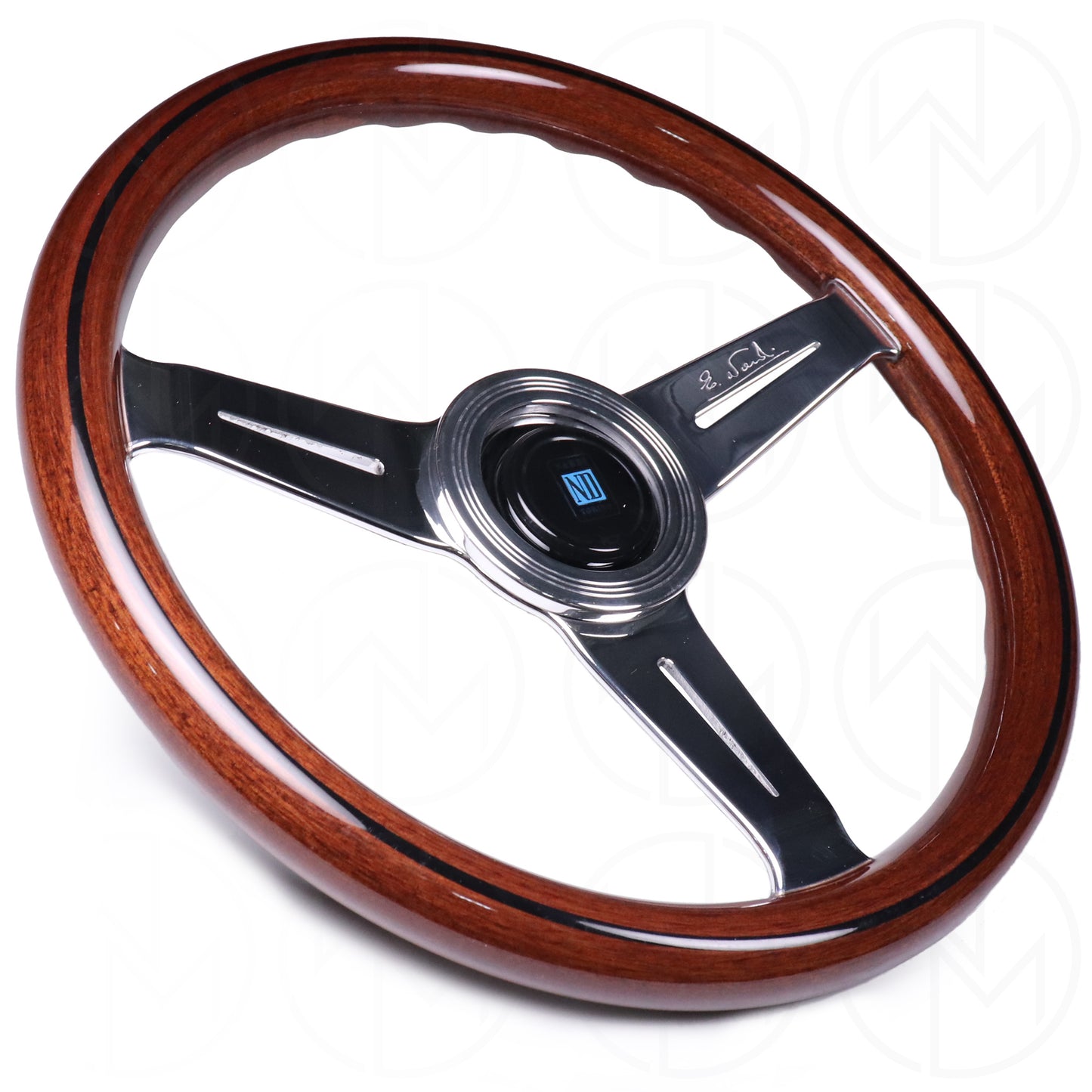 Nardi Classic Wood Steering Wheel - 330mm Polished Spokes