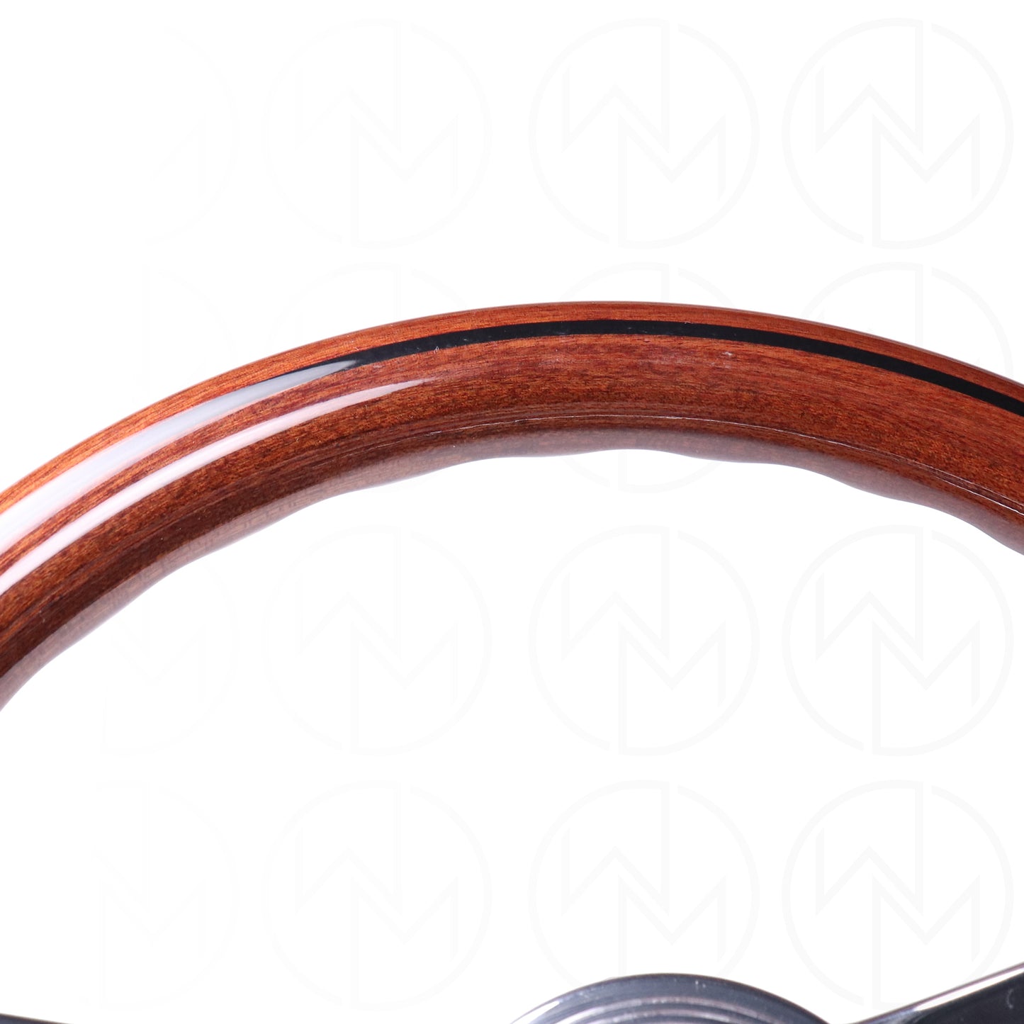 Nardi Classic Wood Steering Wheel - 330mm Polished Spokes