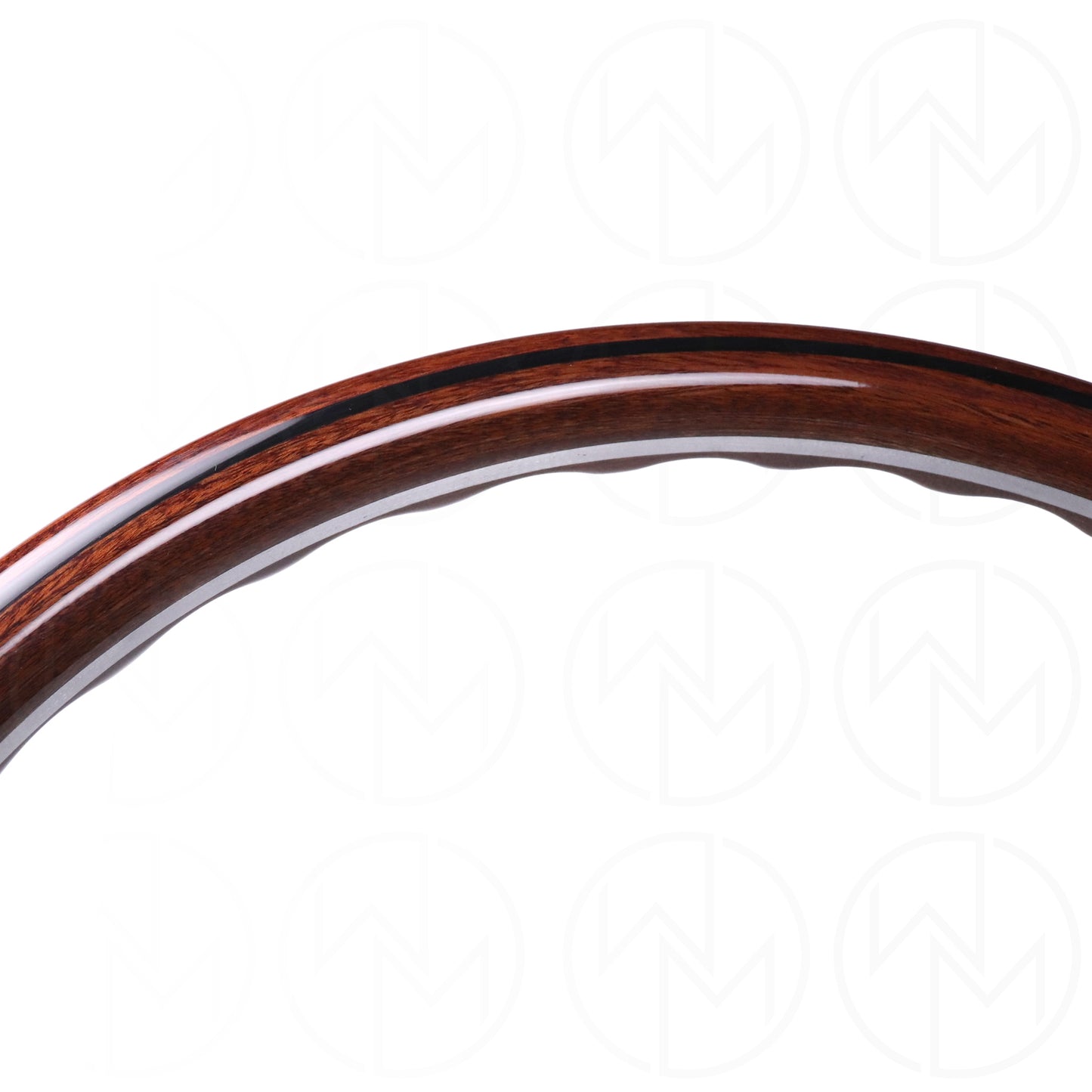 Nardi Classic Wood Steering Wheel - 360mm Polished Spokes w/Round Holes