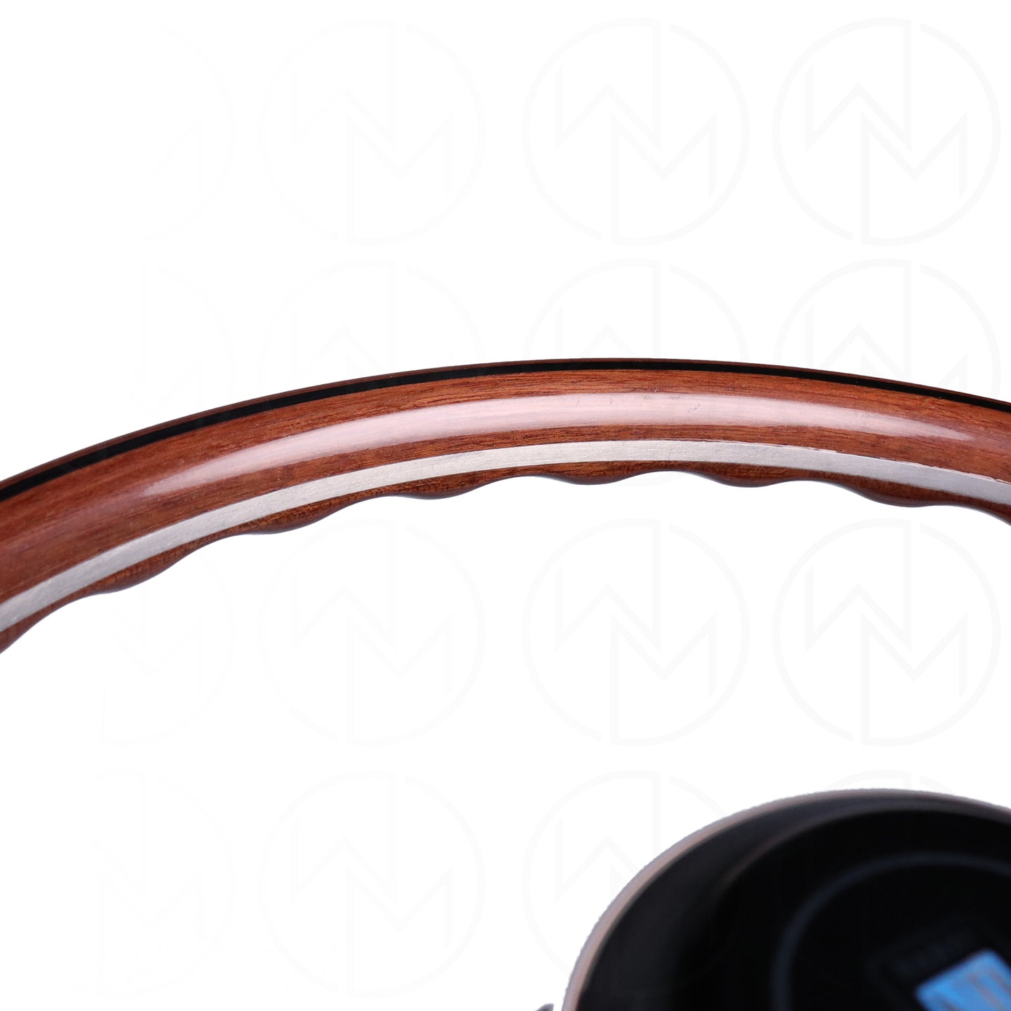 Nardi Classic Anni '60 Wood Steering Wheel - 360mm Polished Spokes w/Round Holes