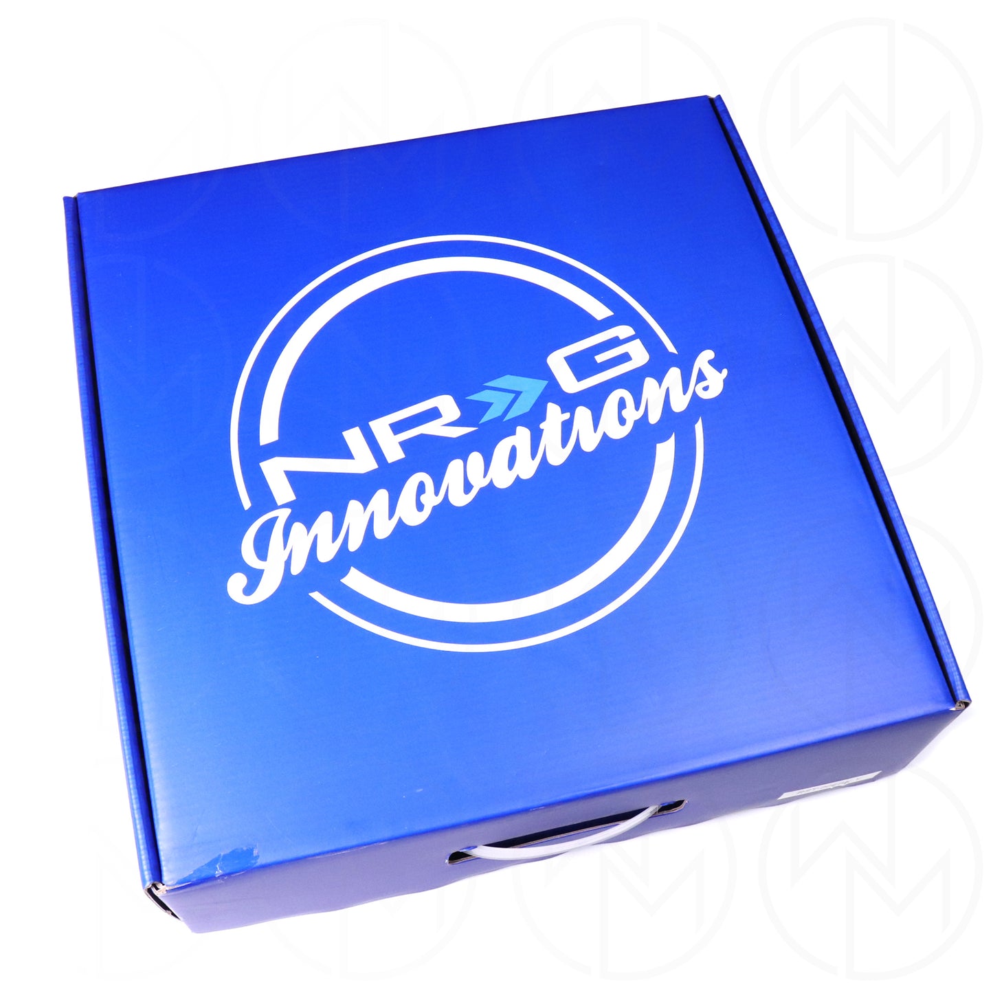 NRG Sports Steering Wheel - 350mm Suede w/Spoke Holes & Black Stitch