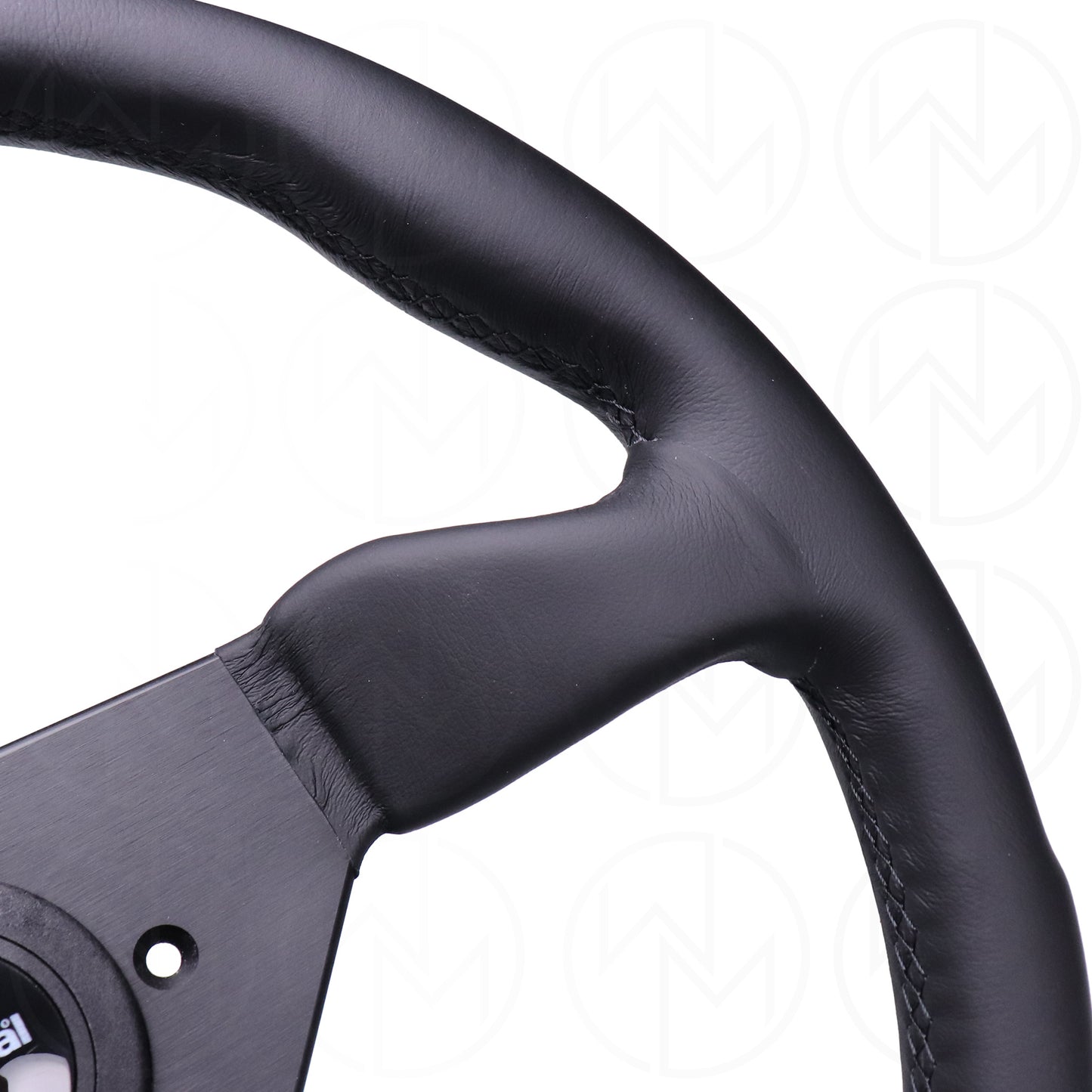 Personal Grinta Steering Wheel - 350mm Leather w/Black Stitch