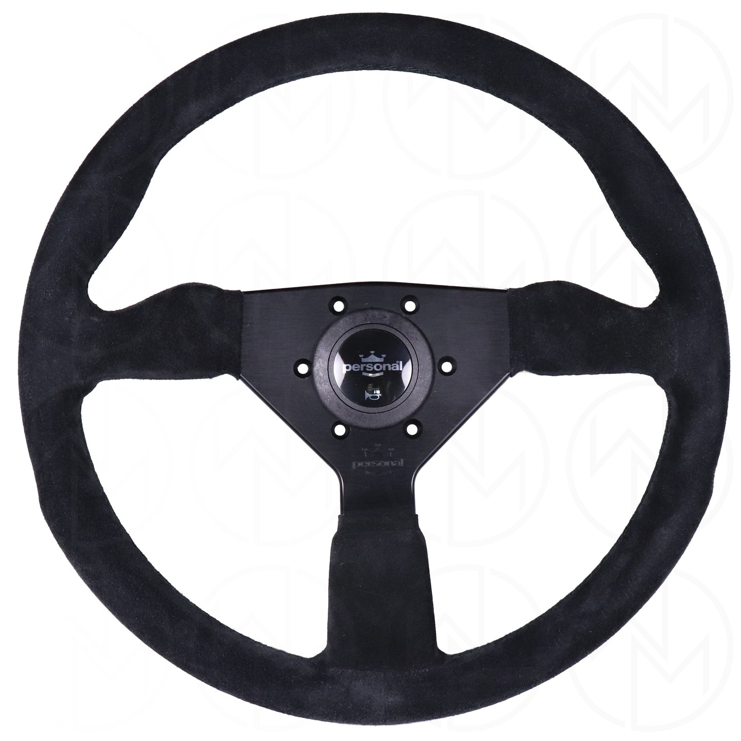 Personal Grinta Steering Wheel - 350mm Suede w/Black Stitch